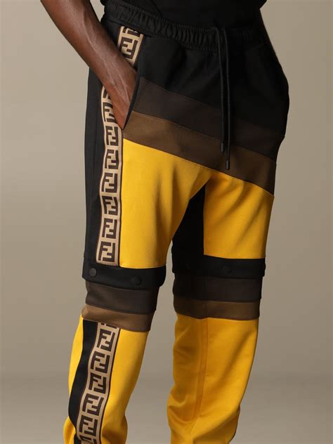 cheap fendi trousers|fendi joggers men's.